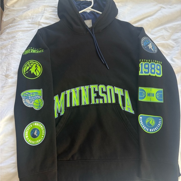 Minnesota Timberwolves Black Hoodie Fanatics - Picture 1 of 7